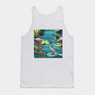 Pretty Koi Pond Tank Top